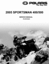 Thumbnail POLARIS Sportsman 500 400 COMPLETE OFFICIAL FACTORY SERVICE / REPAIR / Full WORKSHOP MANUAL Thumbnail POLARIS Sportsman 500 400 COMPLETE OFFICIAL FACTORY SERVICE / REPAIR / Full WORKSHOP MANUAL