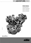 Thumbnail KTM 950 ADVENTURE ENGINE COMPLETE OFFICIAL FACTORY SERVICE / REPAIR / WORKSHOP MANUAL Thumbnail KTM 950 ADVENTURE ENGINE COMPLETE OFFICIAL FACTORY SERVICE / REPAIR / WORKSHOP MANUAL