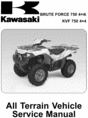 Thumbnail Kawasaki KVF750 4x4, Brute Force 750 4x4i 2004 2005 2006 2007 COMPLETE OFFICIAL FACTORY SERVICE / REPAIR / WORKSHOP MANUAL Thumbnail Kawasaki KVF750 4x4, Brute Force 750 4x4i 2004 2005 2006 2007 COMPLETE OFFICIAL FACTORY SERVICE / REPAIR / WORKSHOP MANUAL