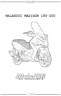 Thumbnail Malaguti Madison 180 and 200 COMPLETE OFFICIAL FACTORY SERVICE / REPAIR / WORKSHOP MANUAL 