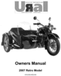 Thumbnail Ural Retro Owners Manual 2006 Thumbnail Ural Retro Owners Manual 2006