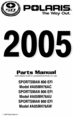 Thumbnail Polaris SPORTSMAN 800 (TWIN) EFI Part List, Parts Manual, PARTS MANUAL CATALOG Thumbnail Polaris SPORTSMAN 800 (TWIN) EFI Part List, Parts Manual, PARTS MANUAL CATALOG