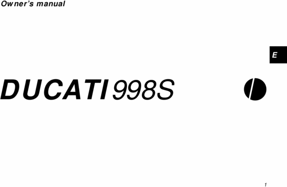 Product picture Ducati 998s 2002 COMPLETE OFFICIAL OWNER, OWNERS, USER MANUAL  