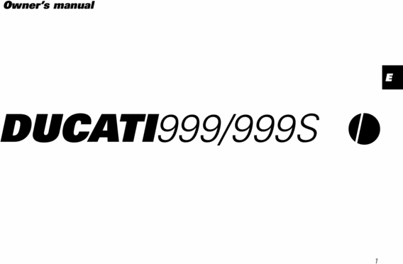 Product picture Ducati 999 999S COMPLETE OFFICIAL OWNER, OWNERS, USER MANUAL