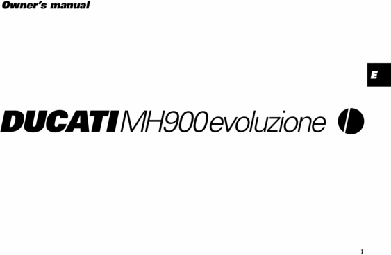Product picture Ducati MH900e COMPLETE OFFICIAL OWNER, OWNERS, USER MANUAL  