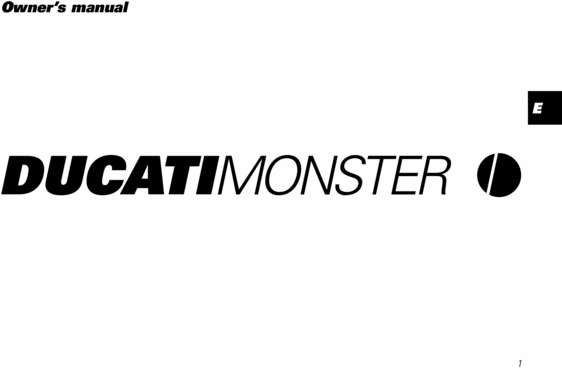 Product picture Ducati Monster 2002 COMPLETE OFFICIAL OWNER, OWNERS, USER MANUAL  