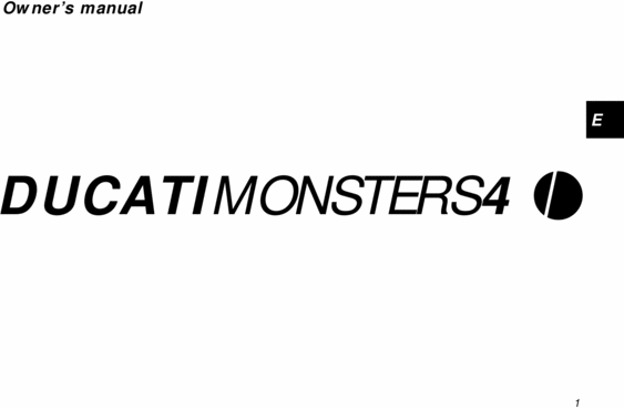 Product picture Ducati Monster S4 2002 COMPLETE OFFICIAL OWNER, OWNERS, USER