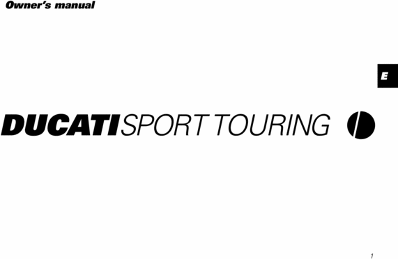 Product picture Ducati Sporttouring 03, 2003 COMPLETE OFFICIAL OWNER, OWNERS, USER MANUAL  