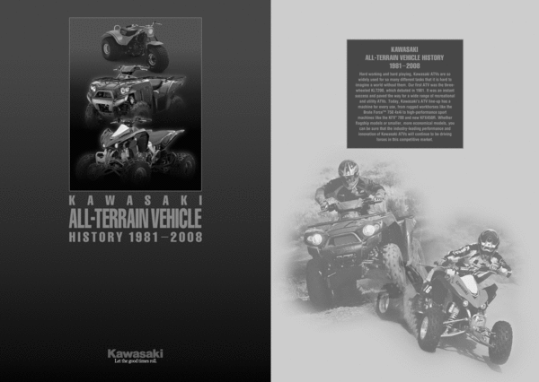 Product picture Kawasaki ATV HISTORY 1981 - 2008