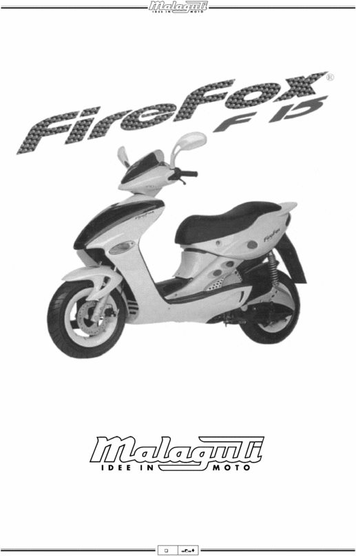 Product picture Malaguti F15 Service manual PDF