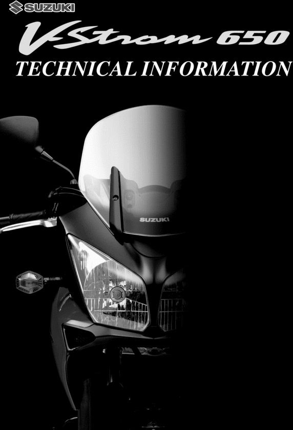 Product picture Suzuki V Storm650 Storm 650 Technical Information